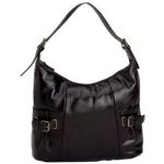 Black Purse with Adjustable Strap and Cell Phone Pouch-