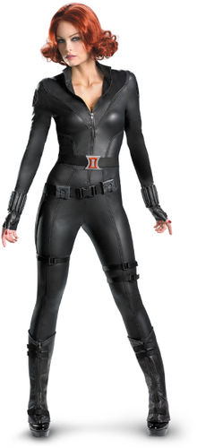 Women's Costume: Black Widow Avengers Theatrical- Extra Large