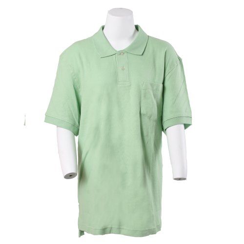 John Ashoford Mint Green Large Polo Men Shirt Size: Large