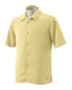 Cubavera Men's Bedford Cord Short Sleeve Shirt Small