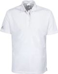 User5667 Adidas Women's Climalite Stripe Polo White Golf Shirt Size: Medium