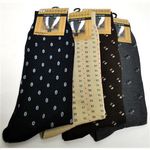 Men's Dress Sock (Assorted Patterns) 10-13 Case Pack 12