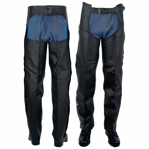 Rocky Mountain Hides&trade; Solid Genuine Cowhide Leather Chaps