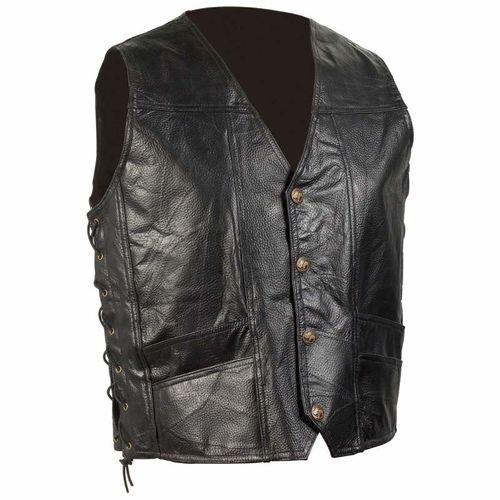 Rocky Mountain Hides&trade; Unisex Solid Genuine Cowhide Leather Chaps