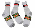 White Socks-Cotton Crew Socks Size 10-13 Case Pack 120