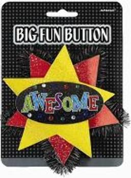 Big ""Awesome"" Button Case Pack 4