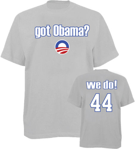 Barack Obama ""Got Obama?"" Grey T-Shirt Case Pack 24