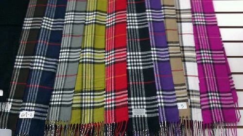 Checkered Scarves Case Pack 120