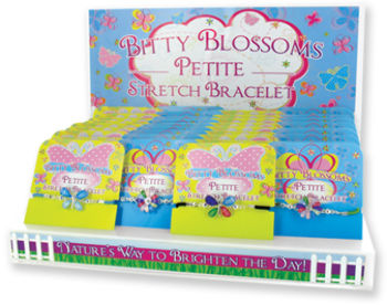 Kids Bitty Butterfly and Flower Bracelets Case Pack 36