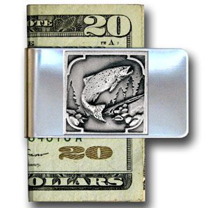 Large Money Clip - Fish