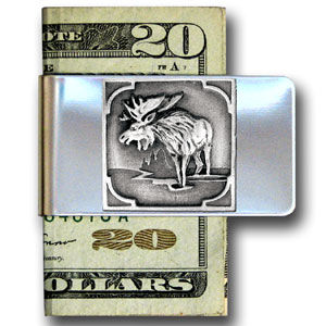 Large Money Clip - Moose