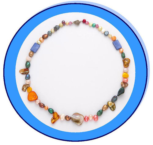 Colorful Sea Shell Necklaces Case Pack 12
