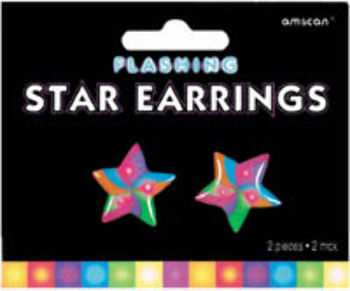Flashing Star Earrings Case Pack 5