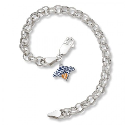 Unisex Adult'S Sports Style Bracelet in Sterling Silver - Mirror Polish - Cute