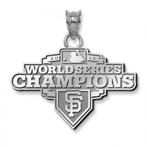 Sterling Silver 2012 Championship San Francisco Giants Charm - Enameled