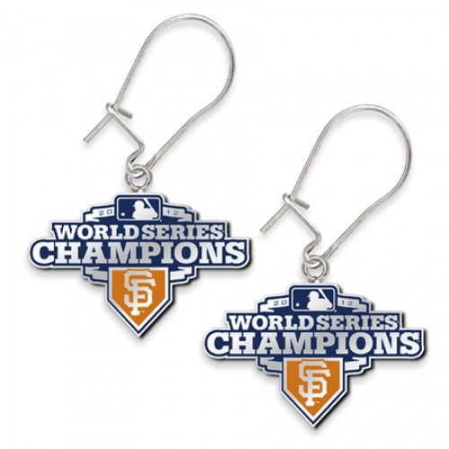 Sf Giants Earrings in Sterling Silver - Shepherds Hook - Women - Ravishing