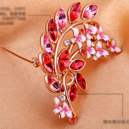 Colorful Love Crystal Brooch Jewelry for Women's Jewelers