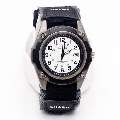 Sharp Analog Mens watch with cloth band