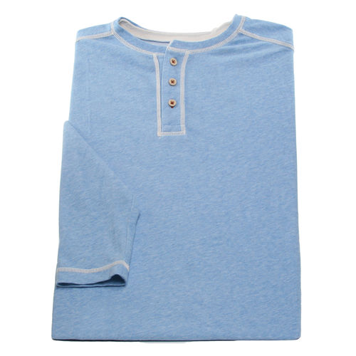 Tommy Bahama Light Blue 64% Cotton And 36% Polyester Size XL Men's Polo Shirt