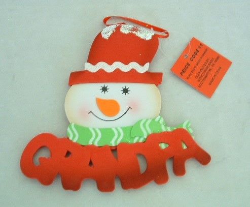Grandpa Snowman Ornament Case Pack 200