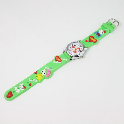 green Hello Kitty child watch