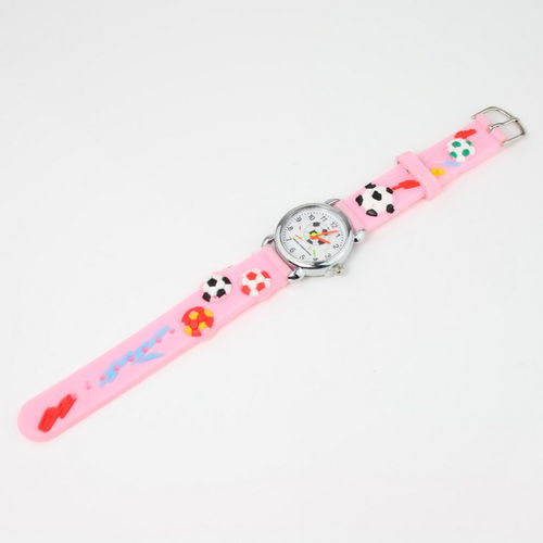 pink football child watch