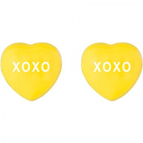 Xoxo Heart Earrings in Sterling Silver - Pressure Back - Women - Tempting