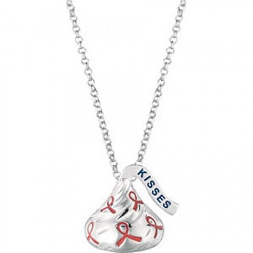 Enamel Hershey'S Necklace in Sterling Silver - Spring Ring - Lovely - Women