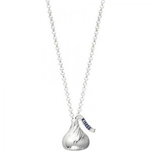 Hershey'S Necklace in Sterling Silver - Spring Ring - Astounding - Women