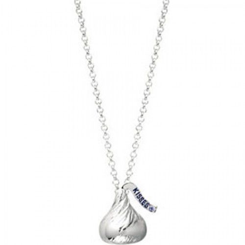 Hershey'S Necklace in Sterling Silver - Spring Ring - Compelling - Women