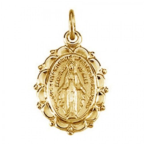 Miraculous Religious Medal of Immaculate Conception W/ Blessed Mary