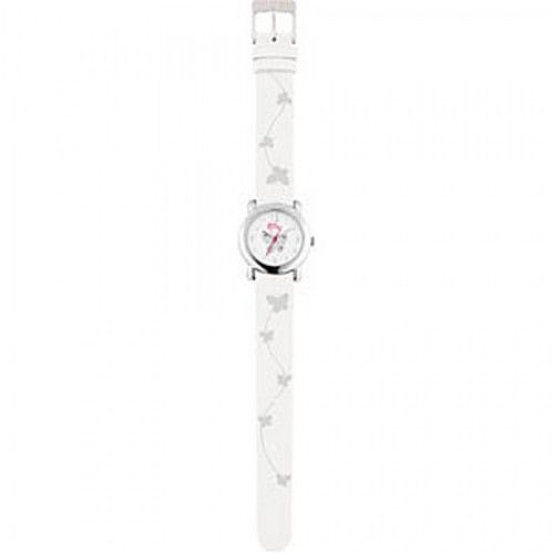 Cubic Zirconia Butterfly Watch in Stainless Steel - Buckles - Elegant