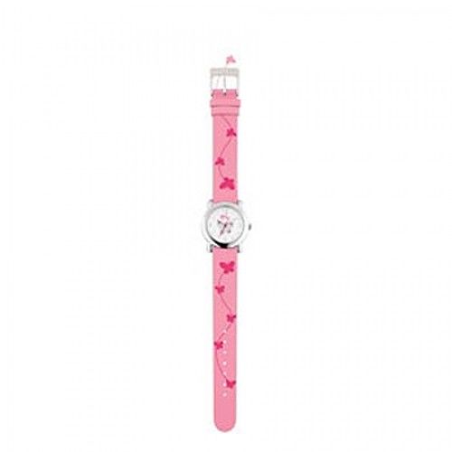 Cubic Zirconia Butterfly Watch in Stainless Steel - Buckles - Alluring