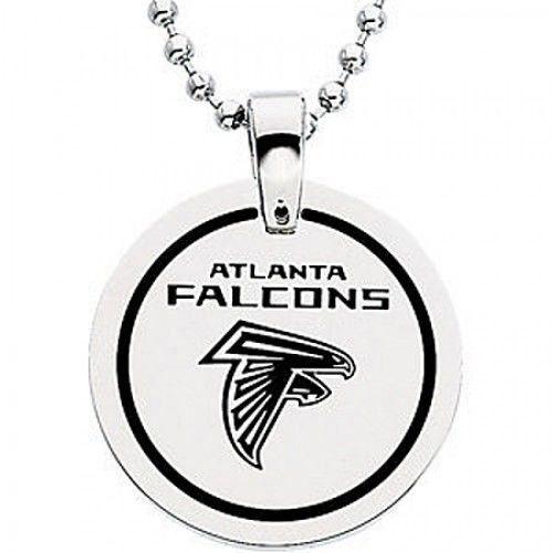 Atlanta Falcons Pendant Necklace in Stainless Steel - Fancy - Amazing