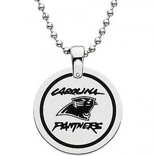 Carolina Panthers Pendant Necklace in Stainless Steel - Fancy - Lovely