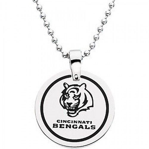 Cincinnati Bengals Pendant Necklace in Stainless Steel - Fancy - Outstanding