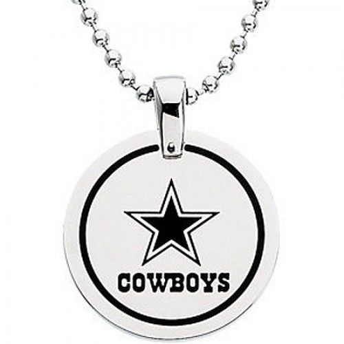Dallas Cowboys Pendant Necklace in Stainless Steel - Fancy - Appealing