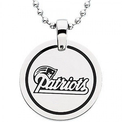 New England Patriots Pendant Necklace in Stainless Steel - Fancy - Fascinating