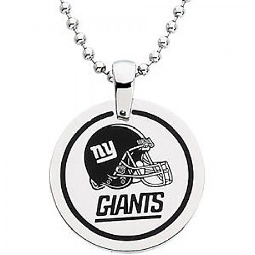 Ny Giants Pendant Necklace in Stainless Steel - Fancy - Gorgeous - Unisex Adult