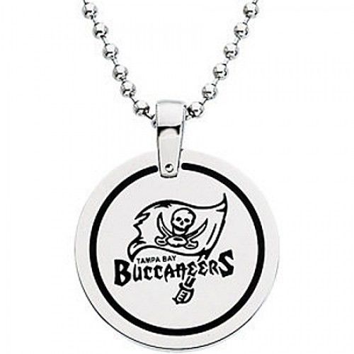 Tampa Bay Buccaneers Pendant Necklace in Stainless Steel - Fancy - Pretty