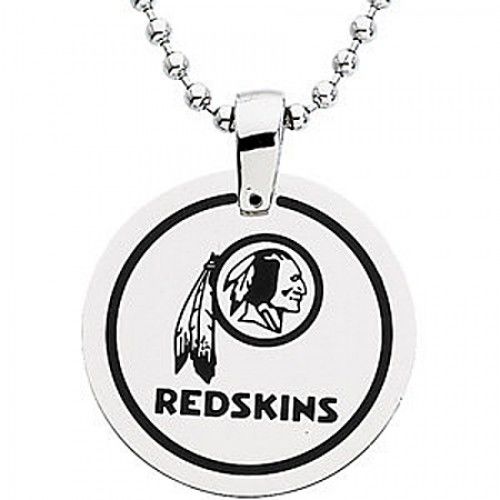 Washington Redskins Pendant Necklace in Stainless Steel - Fancy - Ravishing