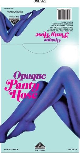 Generic Pack Opaque Panty Hose Case Pack 120