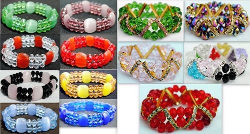 crystal bracelet jewelry stretchable Case Pack 50