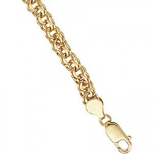Women'S Bracelet in Gold - 14kt Yellow - Mirror Finish - Classy