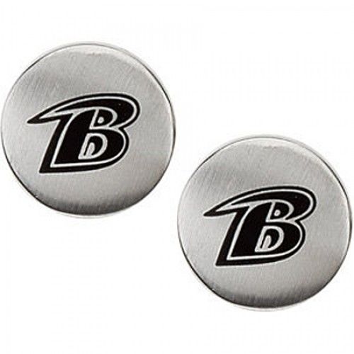 Baltimore Ravens Earrings in Stainless Steel - Pressure Backs - Remarkable