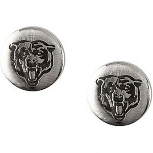Nfl Officially Licensed Chicago Bears Stud Earrings Stainless Steel