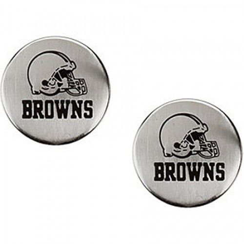 Cleveland Browns Earrings in Stainless Steel - Pressure Back - Astonishing