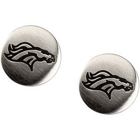 Nfl Officially Licensed Denver Broncos Stud Earrings Stainless Steel