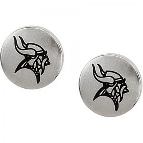 Nfl Officially Licensed Minnesota Vikings Stud Earrings Stainless Steel