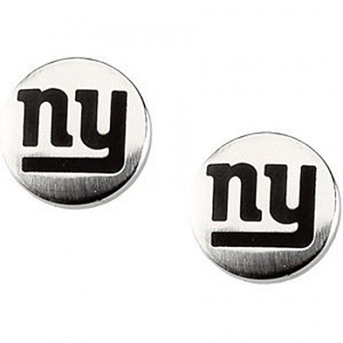 New York Giants Earrings in Stainless Steel - Post with Back - Women - Classy